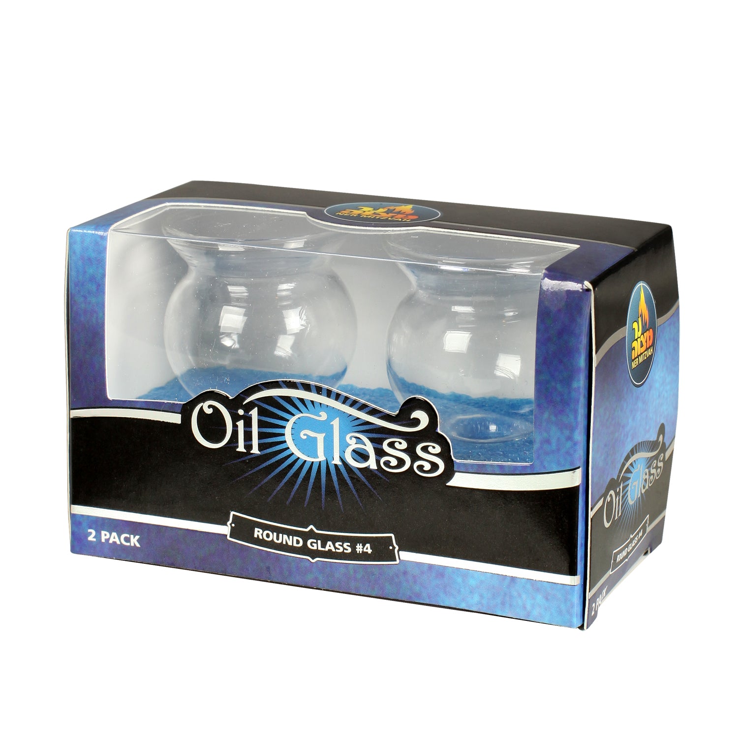 Round Oil Glasses #4 2 Pk