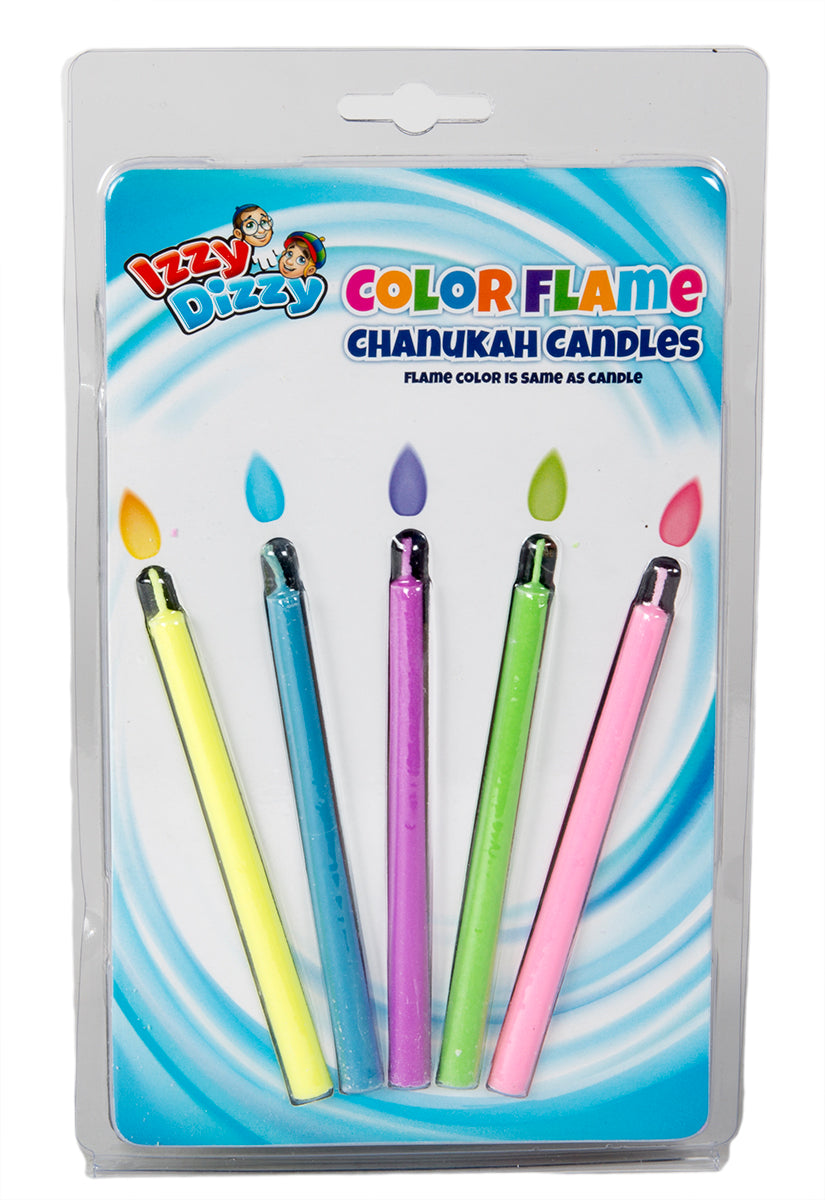 Chanukah Color-Flame Candles 5