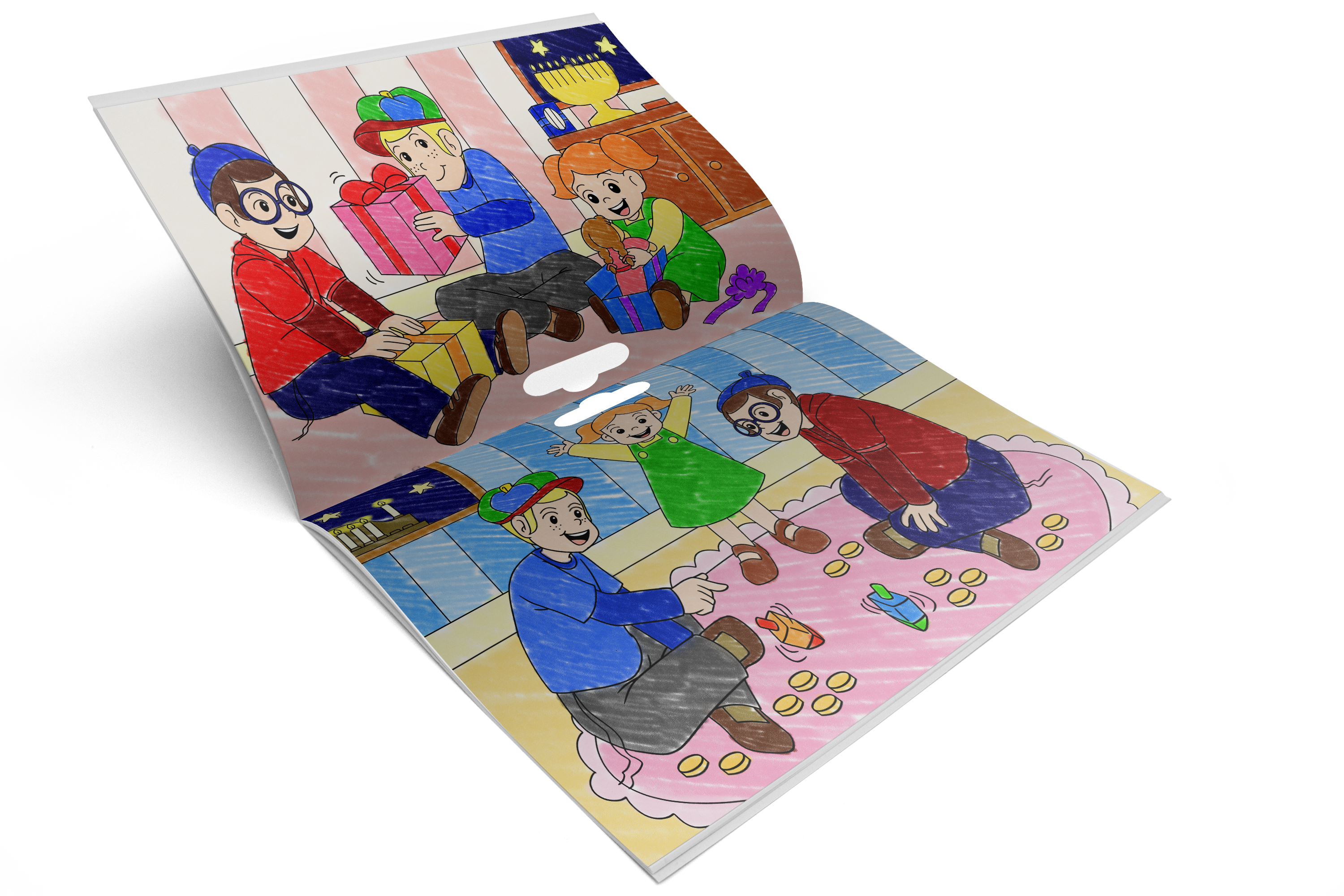 Coloring Book Chanuk 11x16 IzD