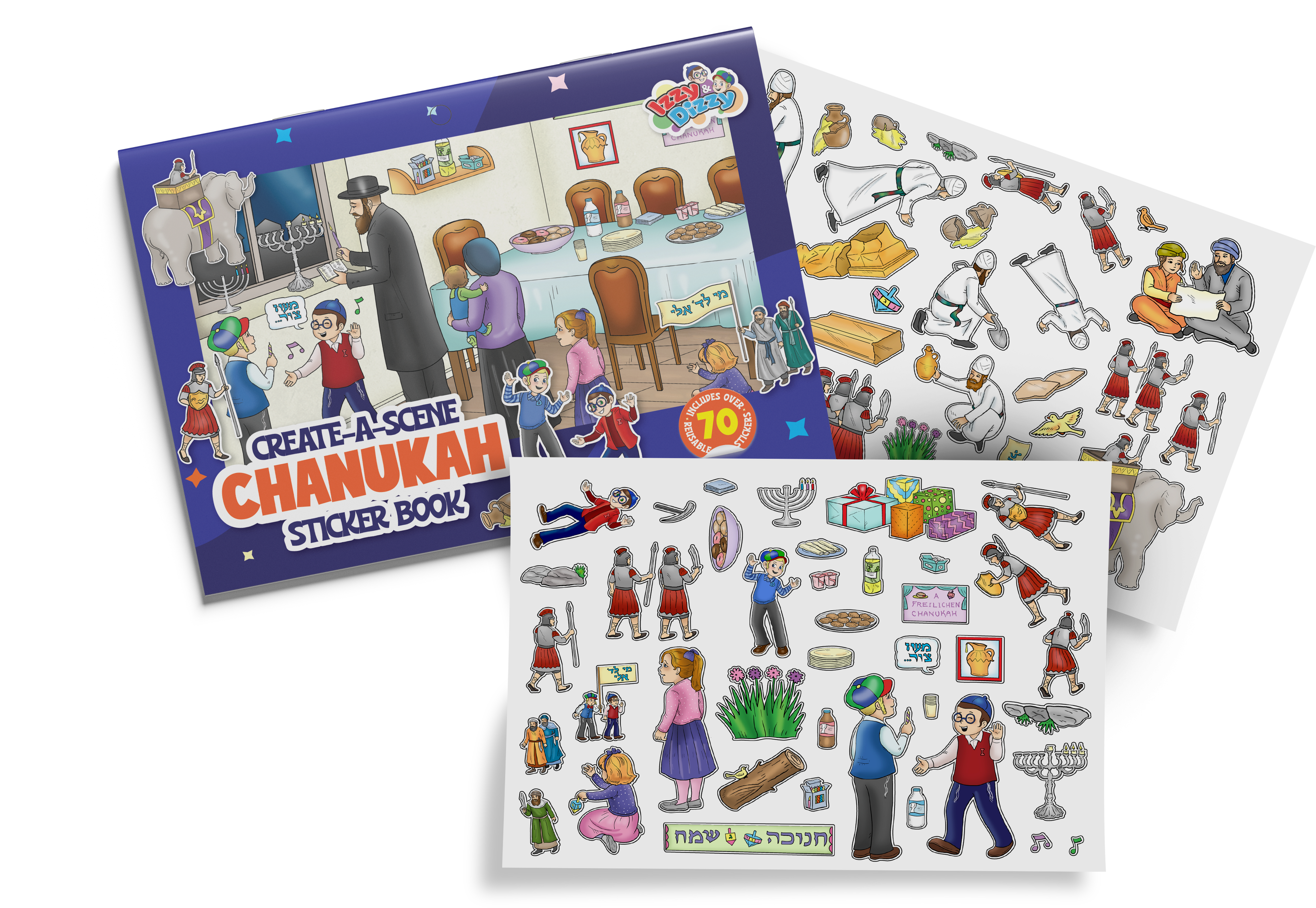 Chanukah Create a Scene S-Book