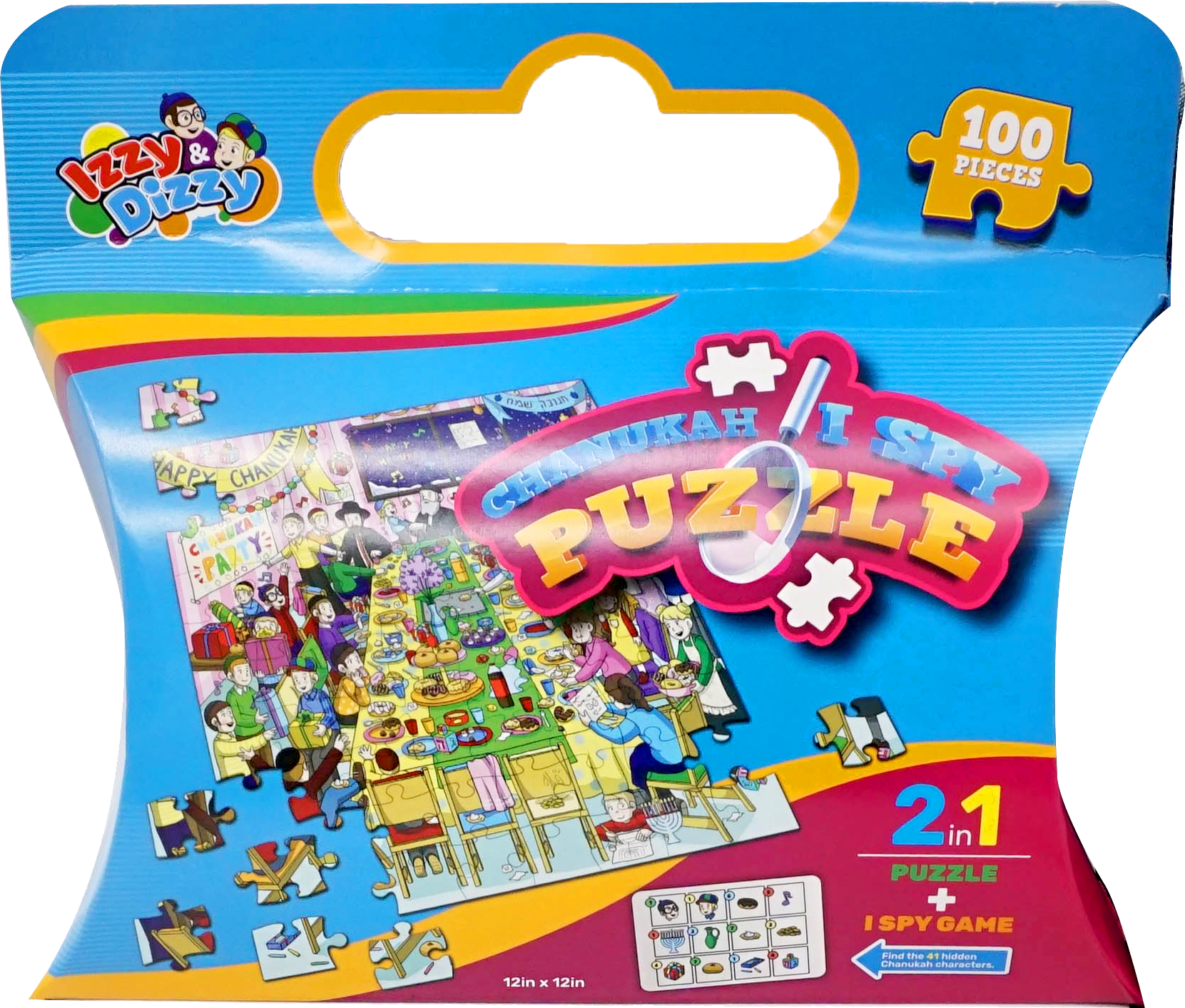 Puzzle 12x12 I-Spy Chanuka IzD