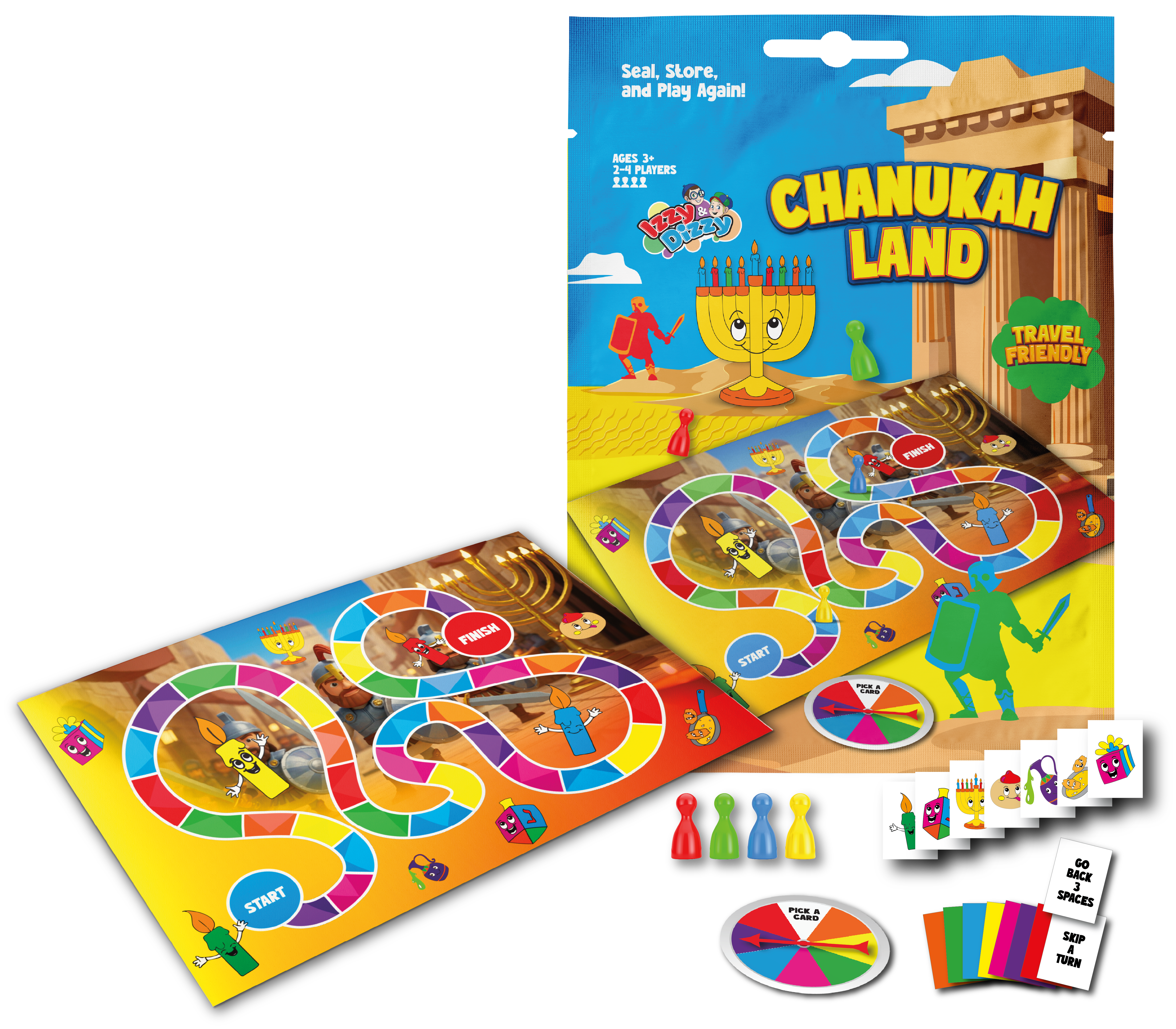 Chanukah Land Travel Game NM