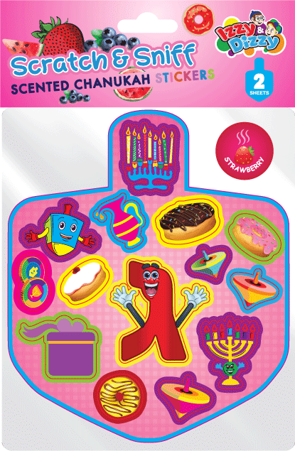 Chanukah Scratch & Sniff Stckr