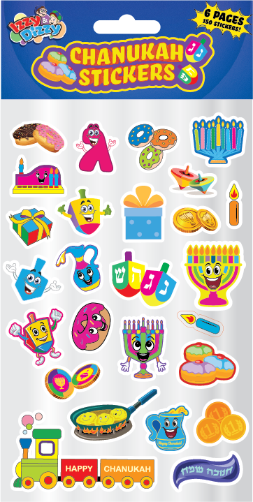Chanukah Stickers I&D
