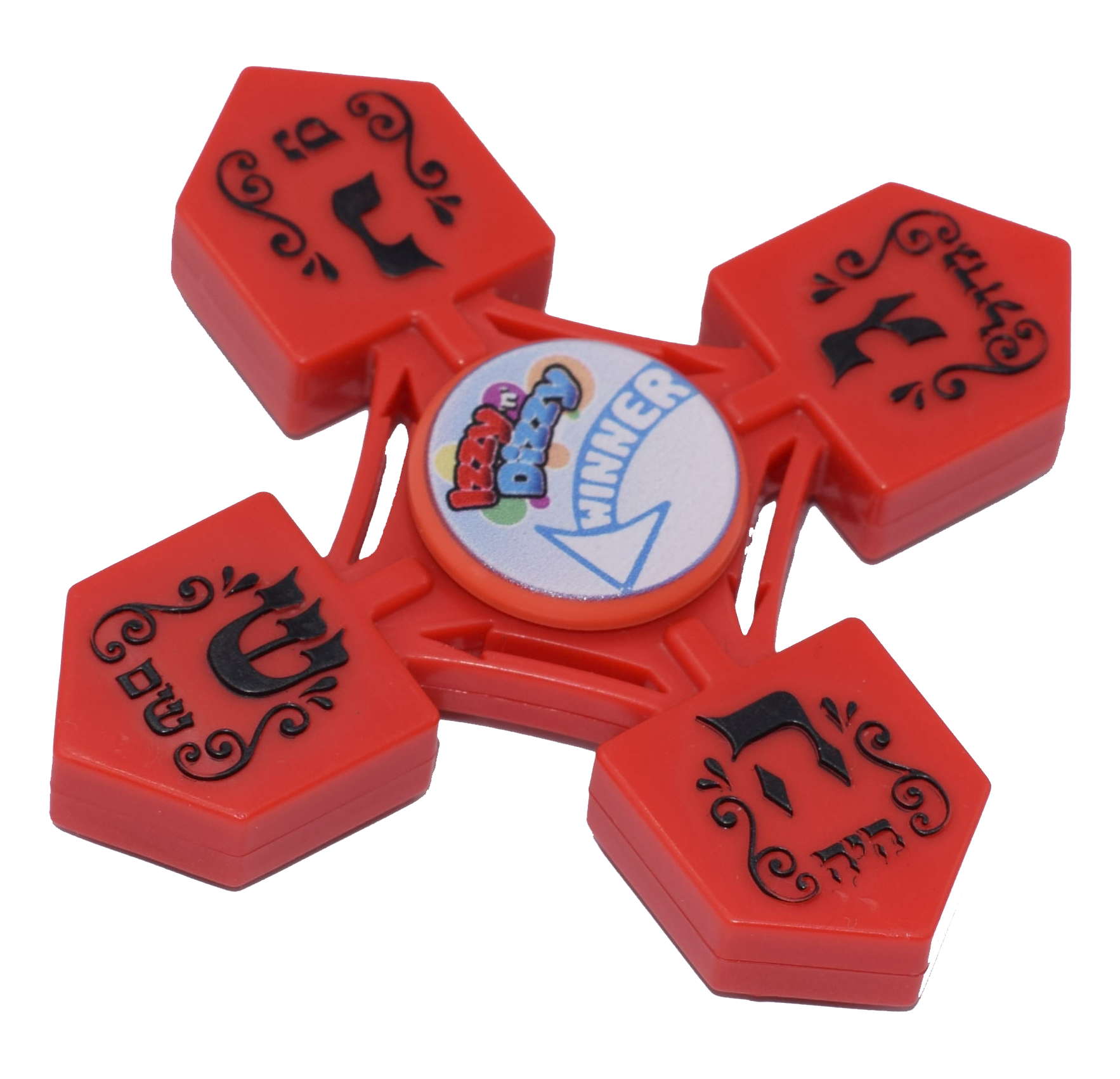 Dreidel Fidget Spinner Asst