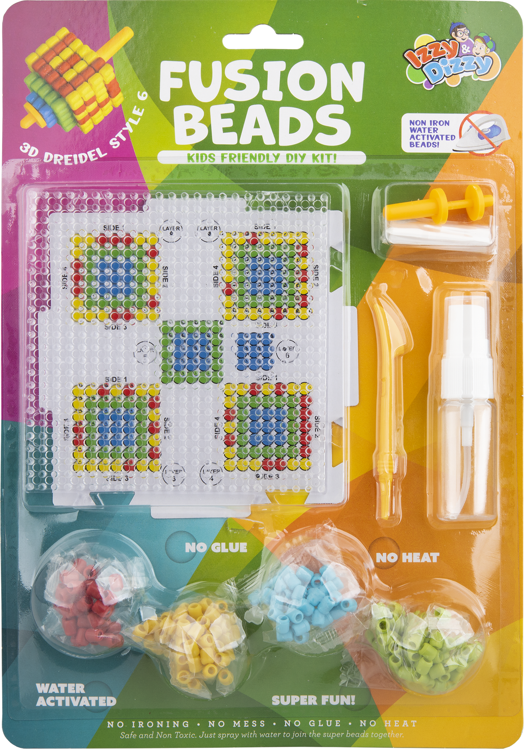 Fusion Beads Dreidel 3D Izzy &
