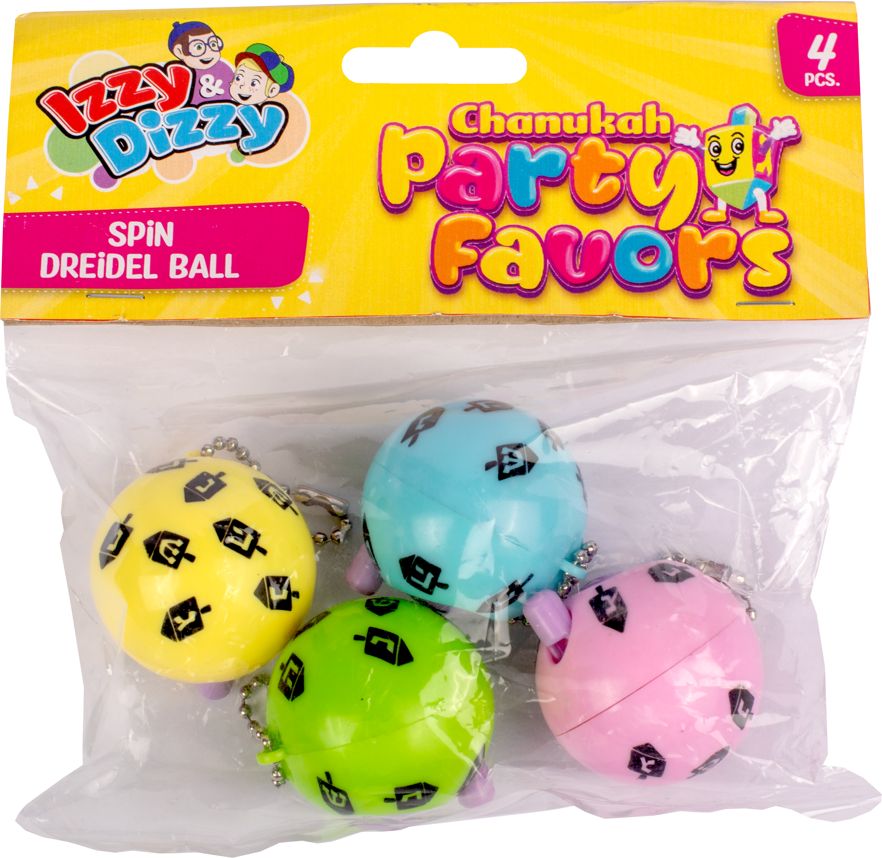 Spin Dreidel Ball 4ct IzD