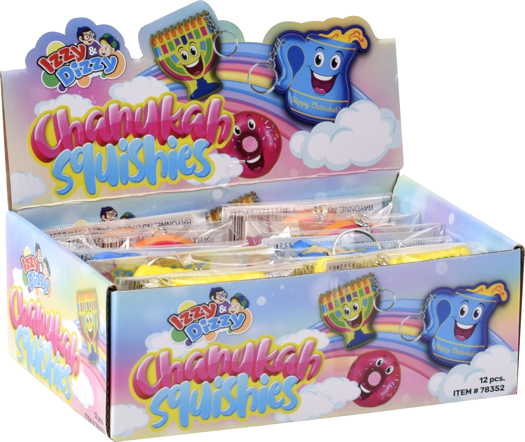 Chanukah Squishy Keychain