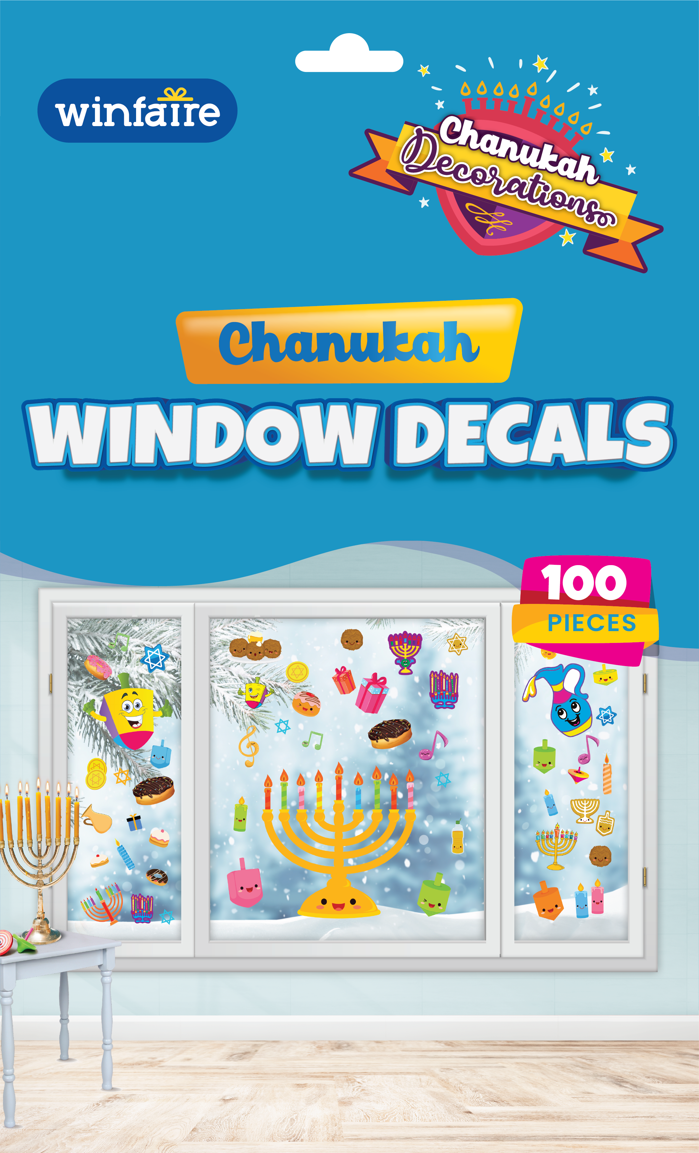 Window Decals Chanukah winfair