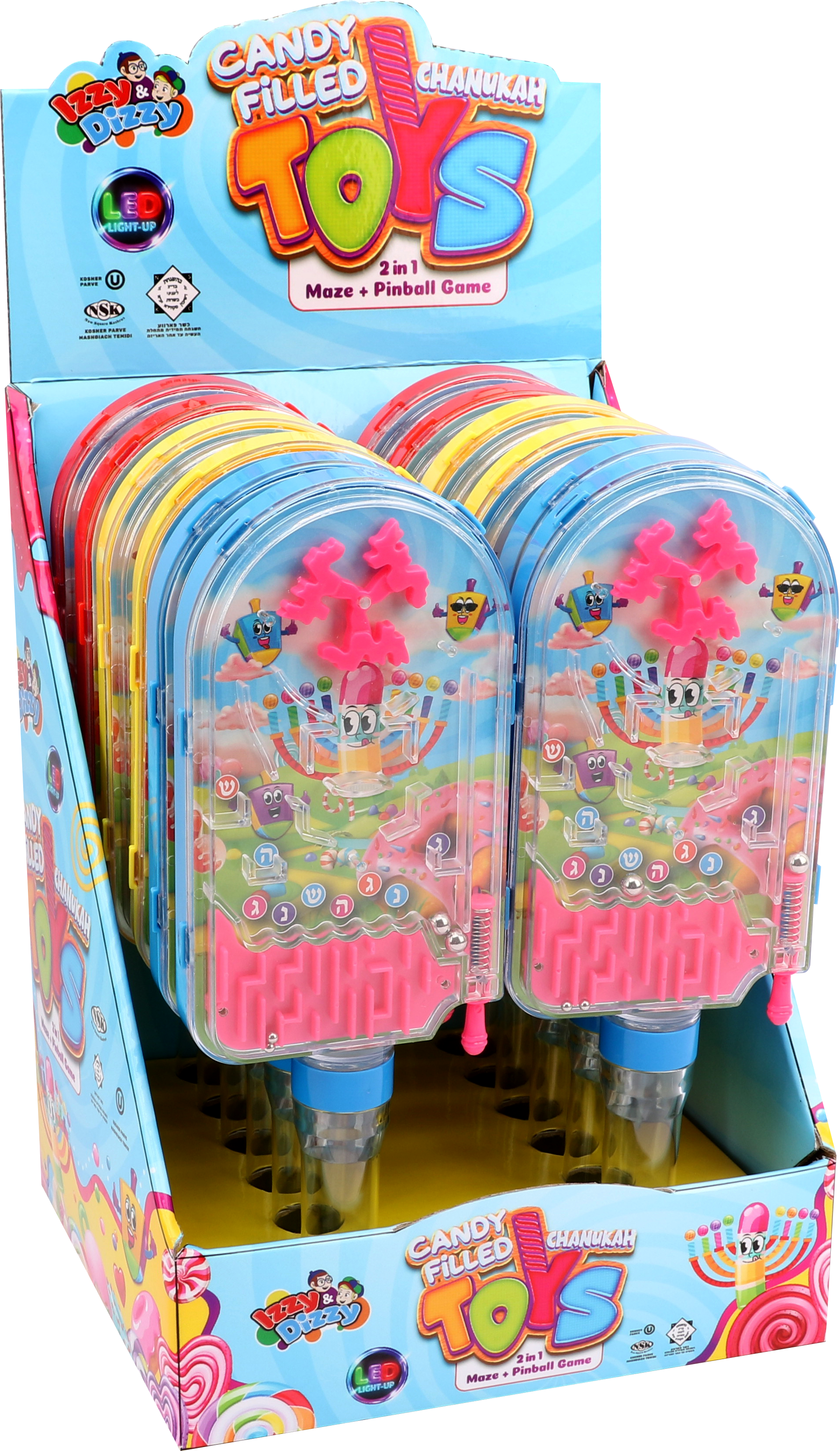 Candy Filled Chanukah Maze & P