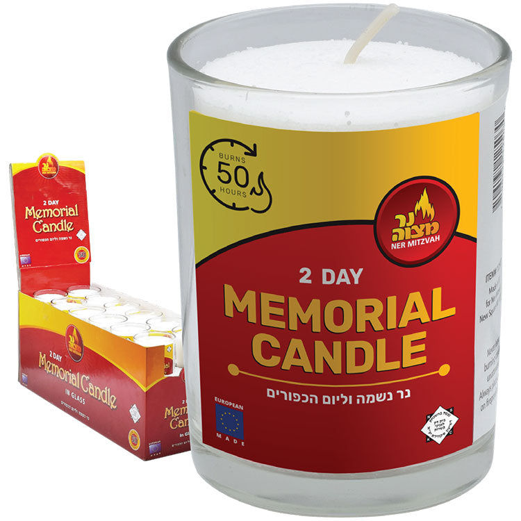Yahrzeit 2-Day Glass