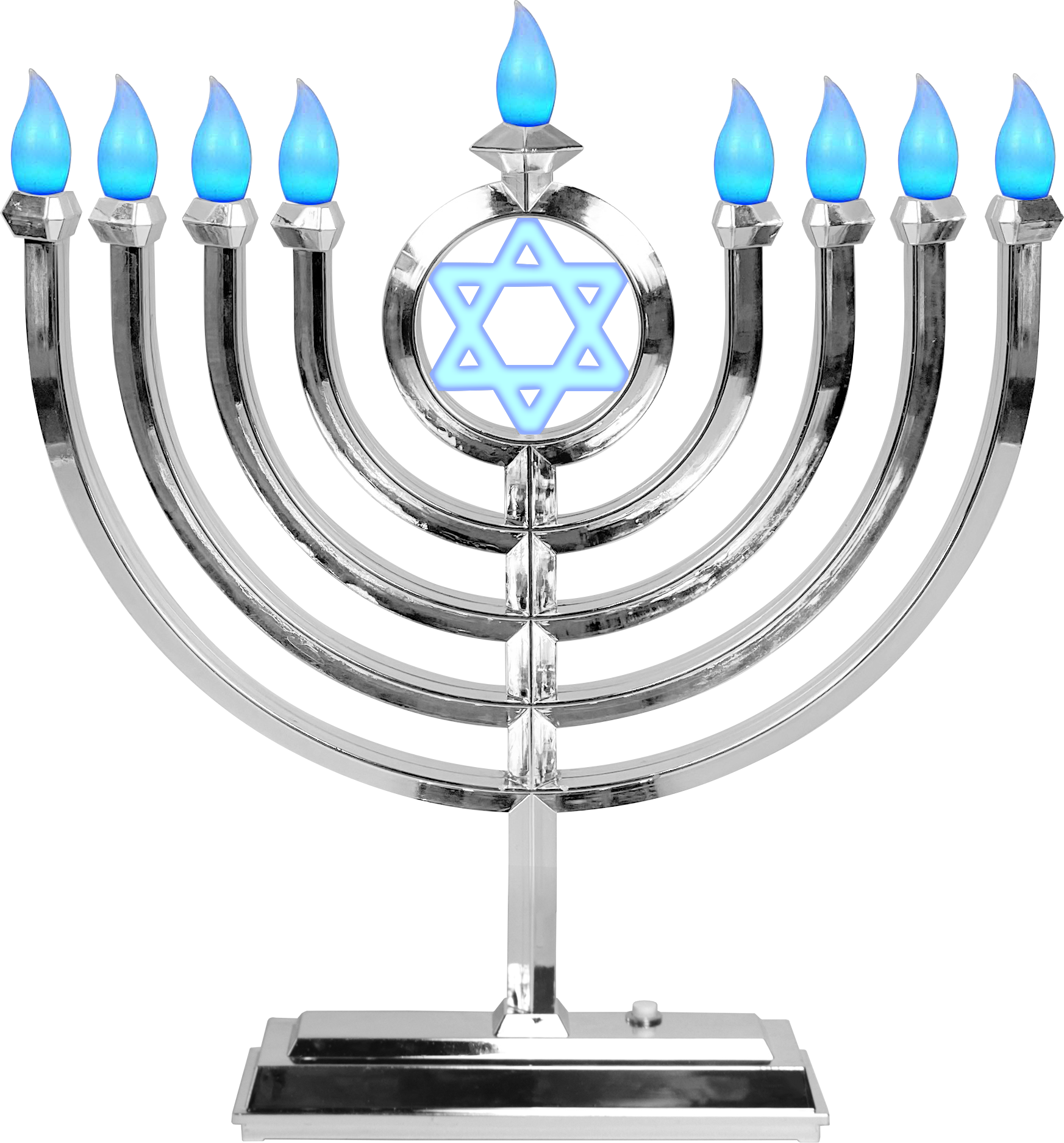 LED Menorah Classic SLV w/Rem