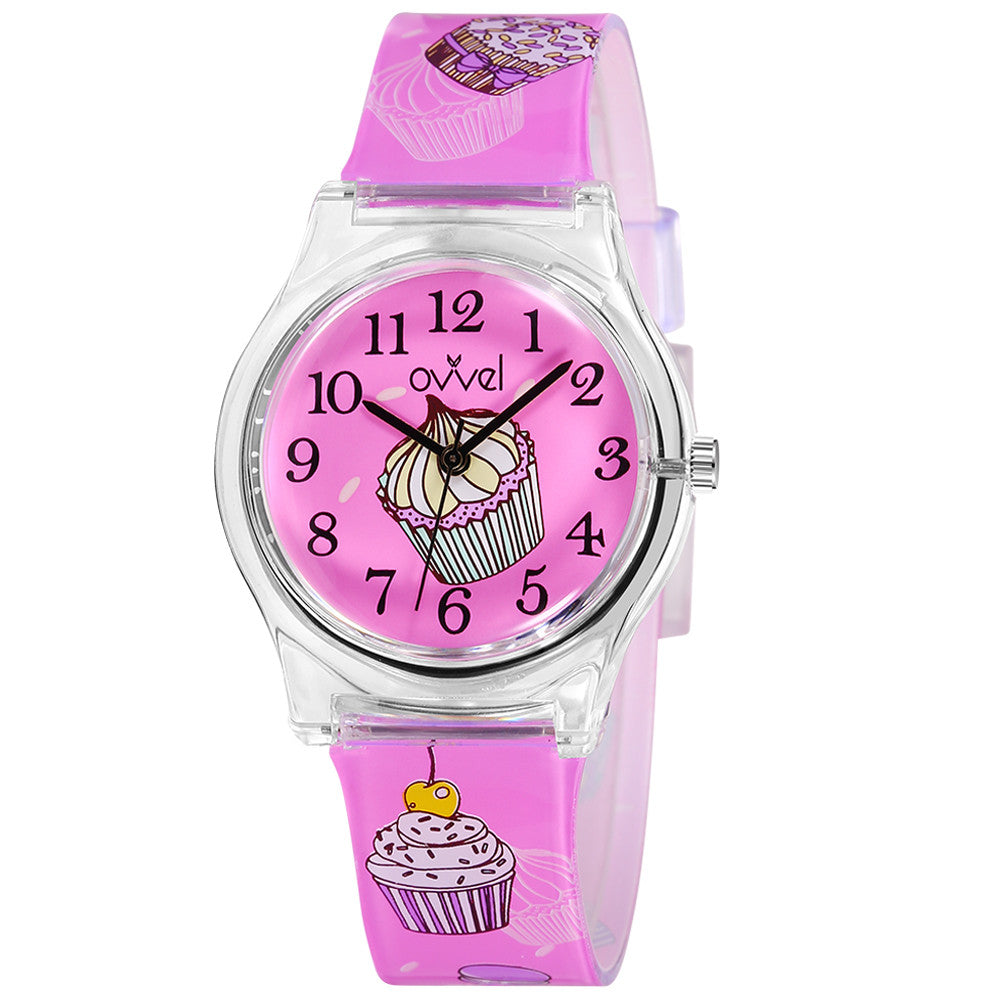 Ovvel Watch Cupcakes Pink