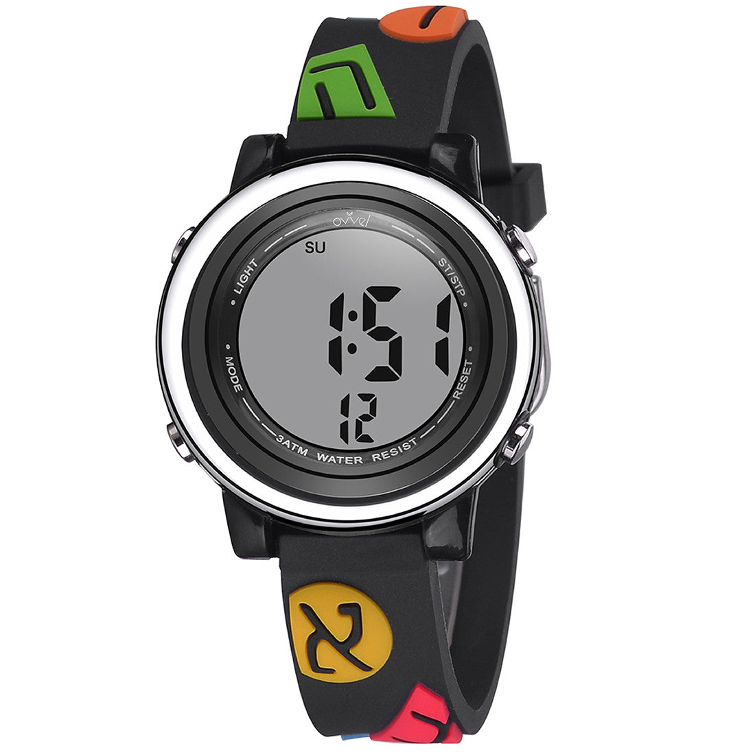 Ovvel Watch Digital Aleph-Beis