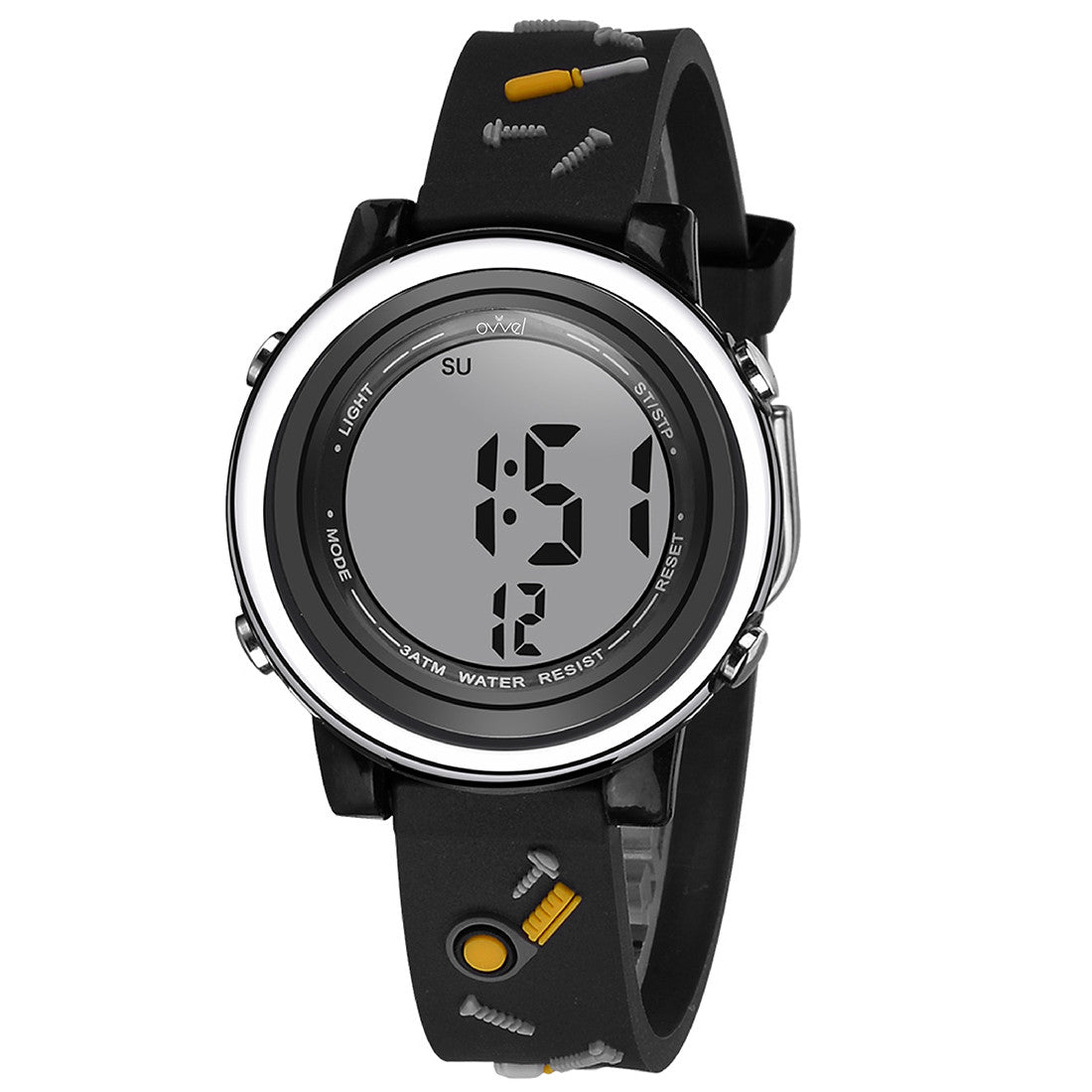 Ovvel Watch Digital Tools BLK