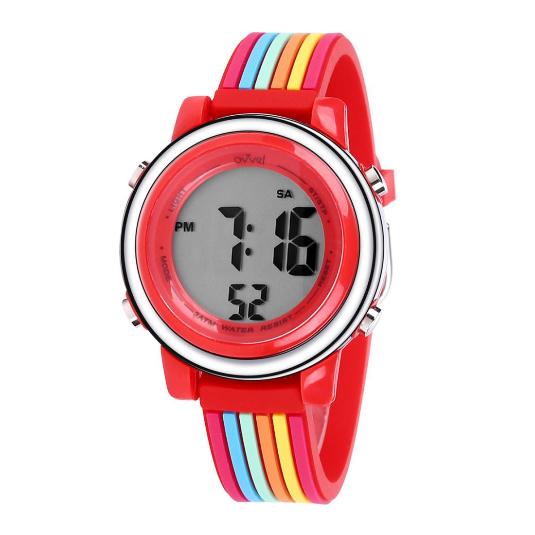 Ovvel Watch Digi Stripes Multi