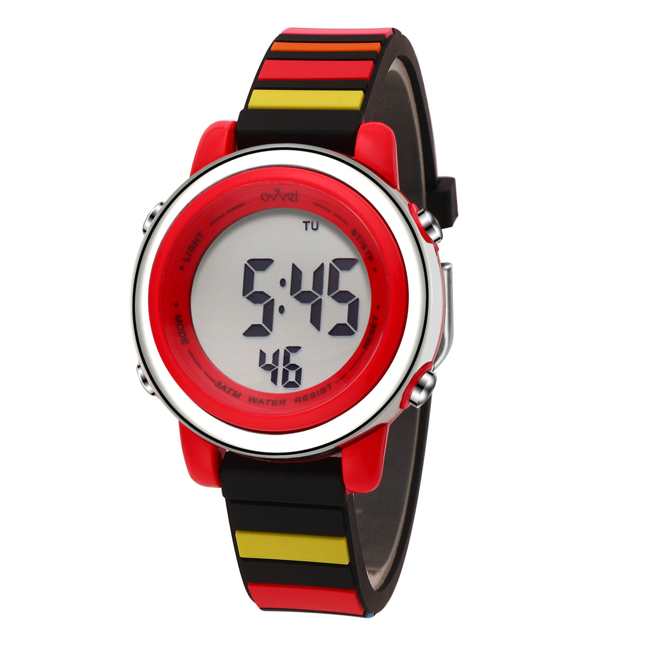 Ovvel Watch Digital Stripes
