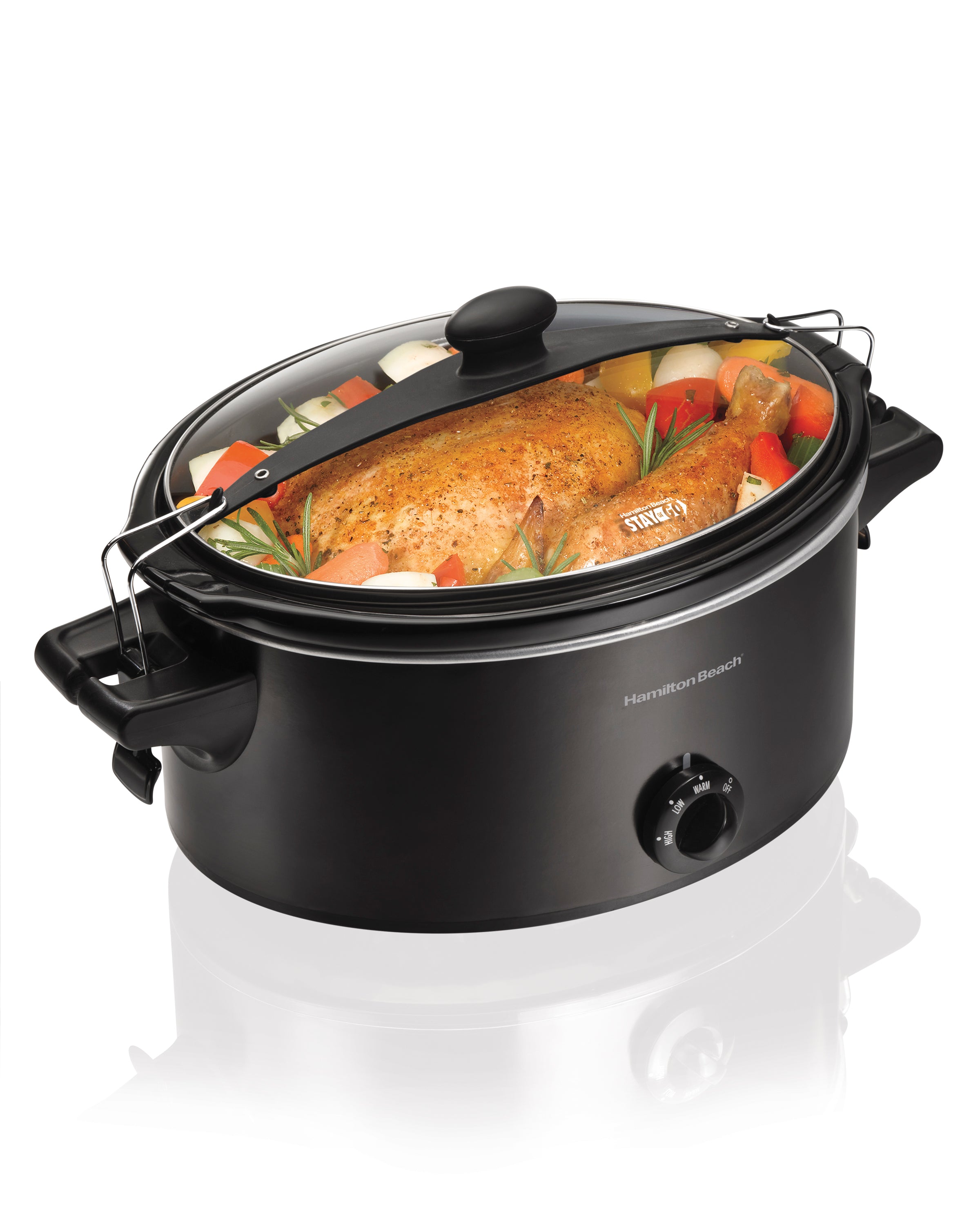 6 qt Oval SlowCk BLK 33261 HB
