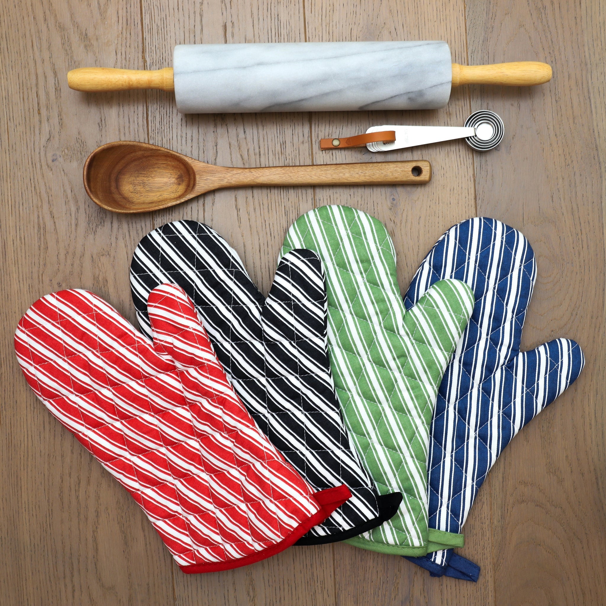 Oven Mitt Stripe Red BH