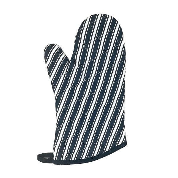 Oven Mitt Stripe Black BH