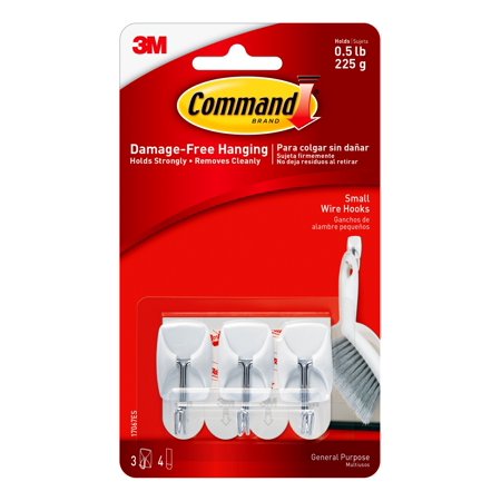 Command Wire Hook Small WHT 3c