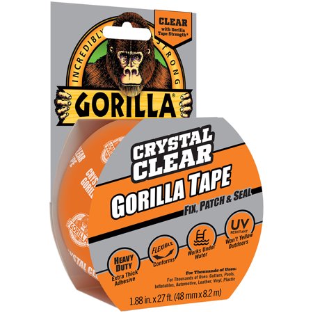 Gorilla Tape Crystal Clear 2"