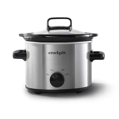 2 qt Slow Cooker RND SS/BLK