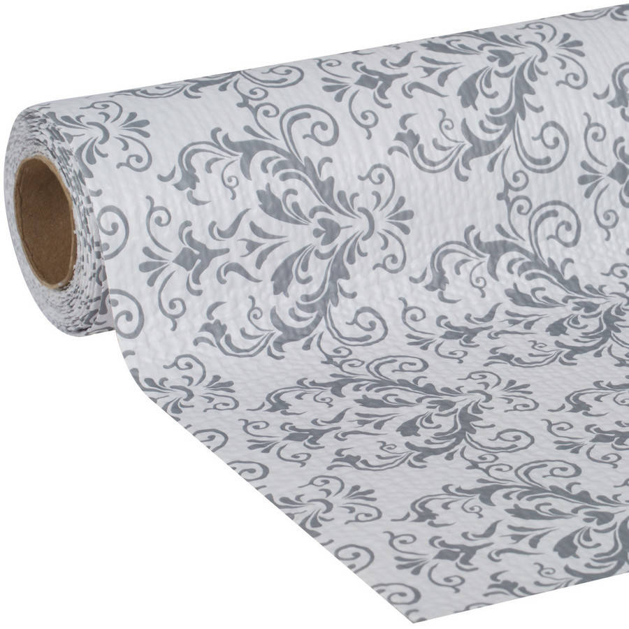 Easy Liner Grey Damask 20"x6