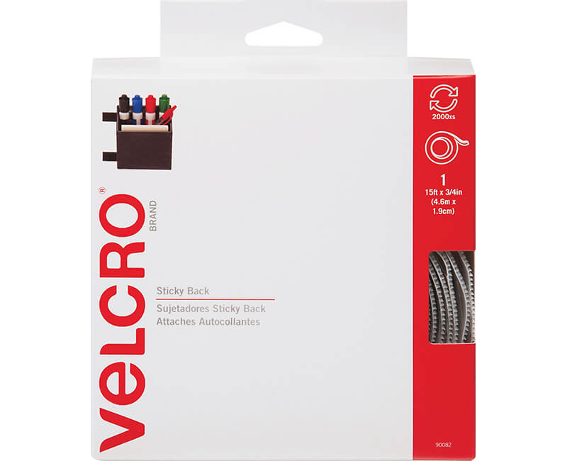Velcro 3/4" x 15' 1ct White