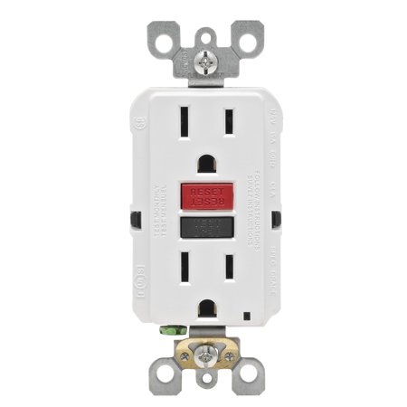 GFCI Outlet White 15A/125V