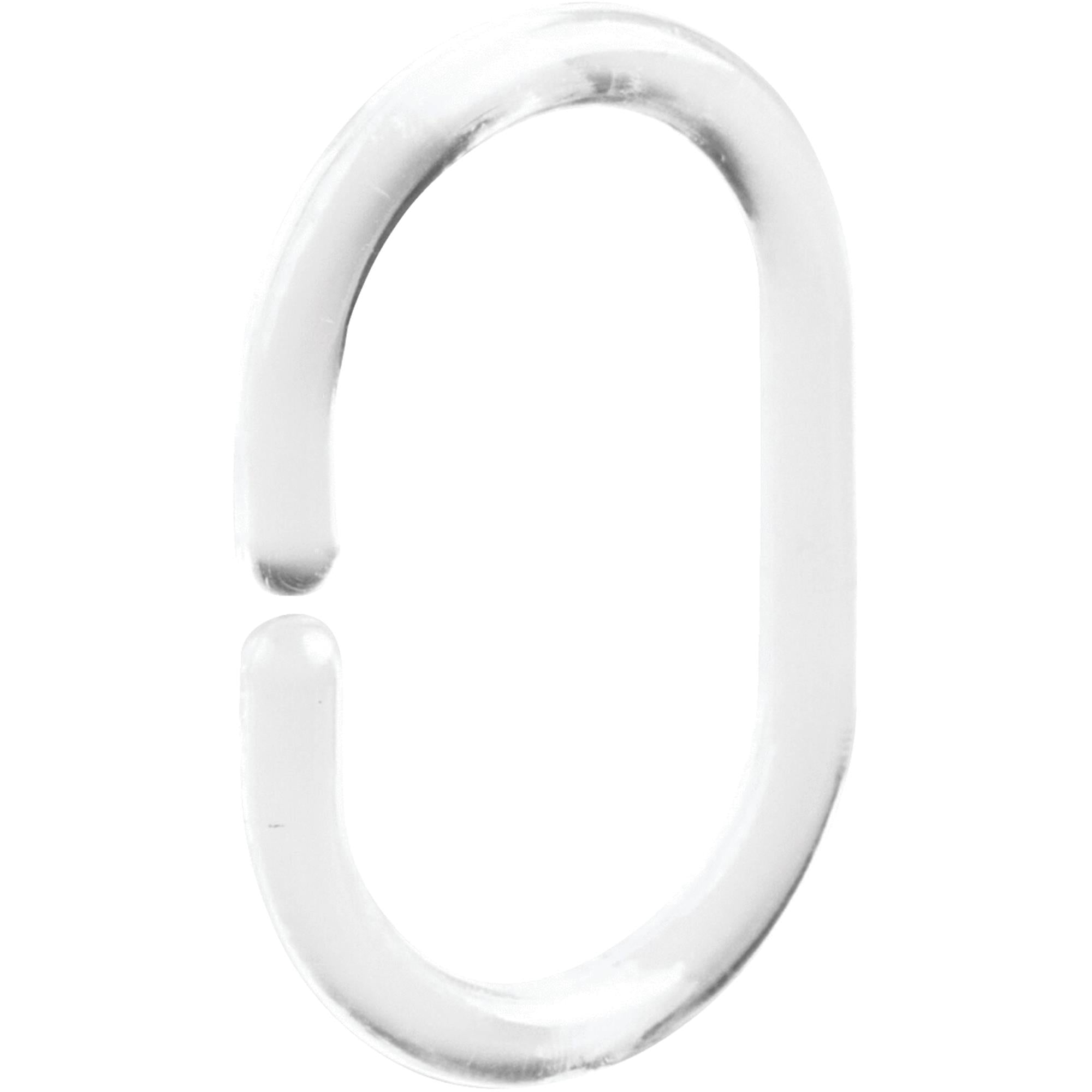 Basic Shower Hook Clear s/12