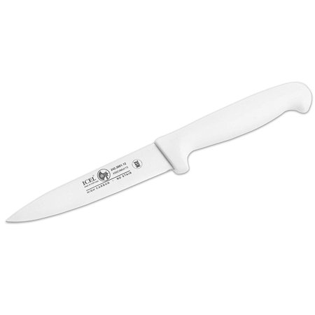 Pointy Non-Serrated Med White