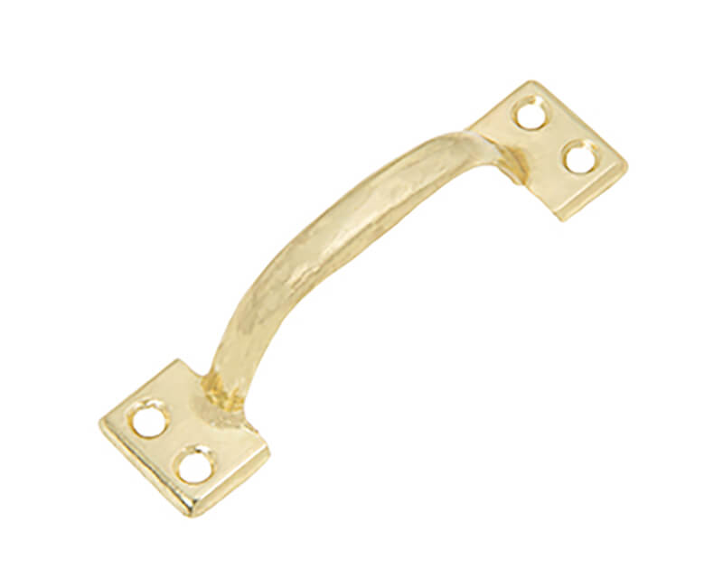 Door Pull - 3.75" Brass Plated