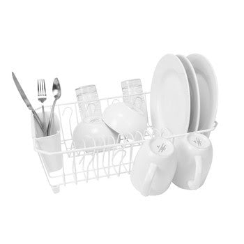 Dish Rack WHT NO TRAY Kennedy