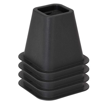 Bed Risers 6" 4pk w/Wheel Well