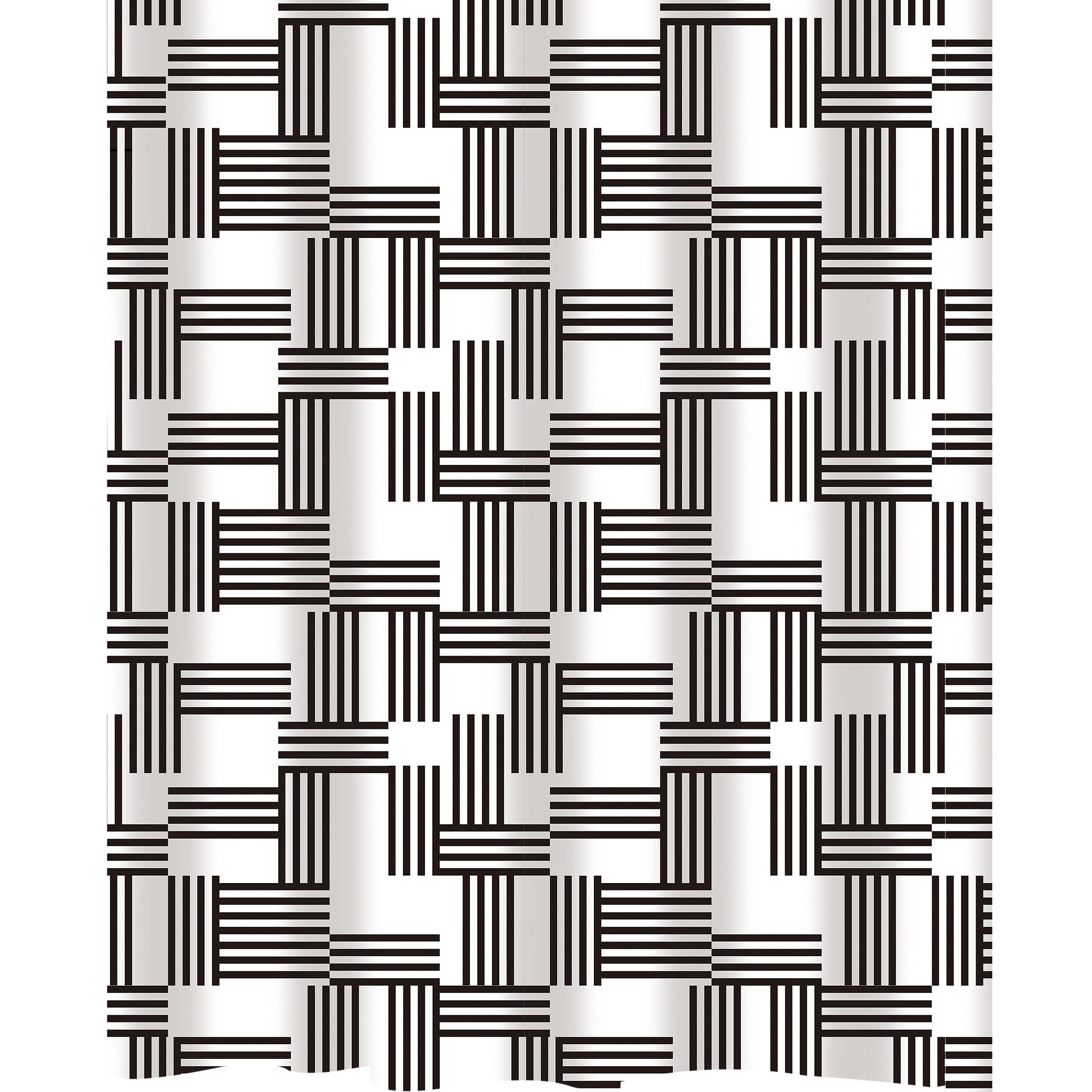 Shower Curtain PEVA Woven Stri