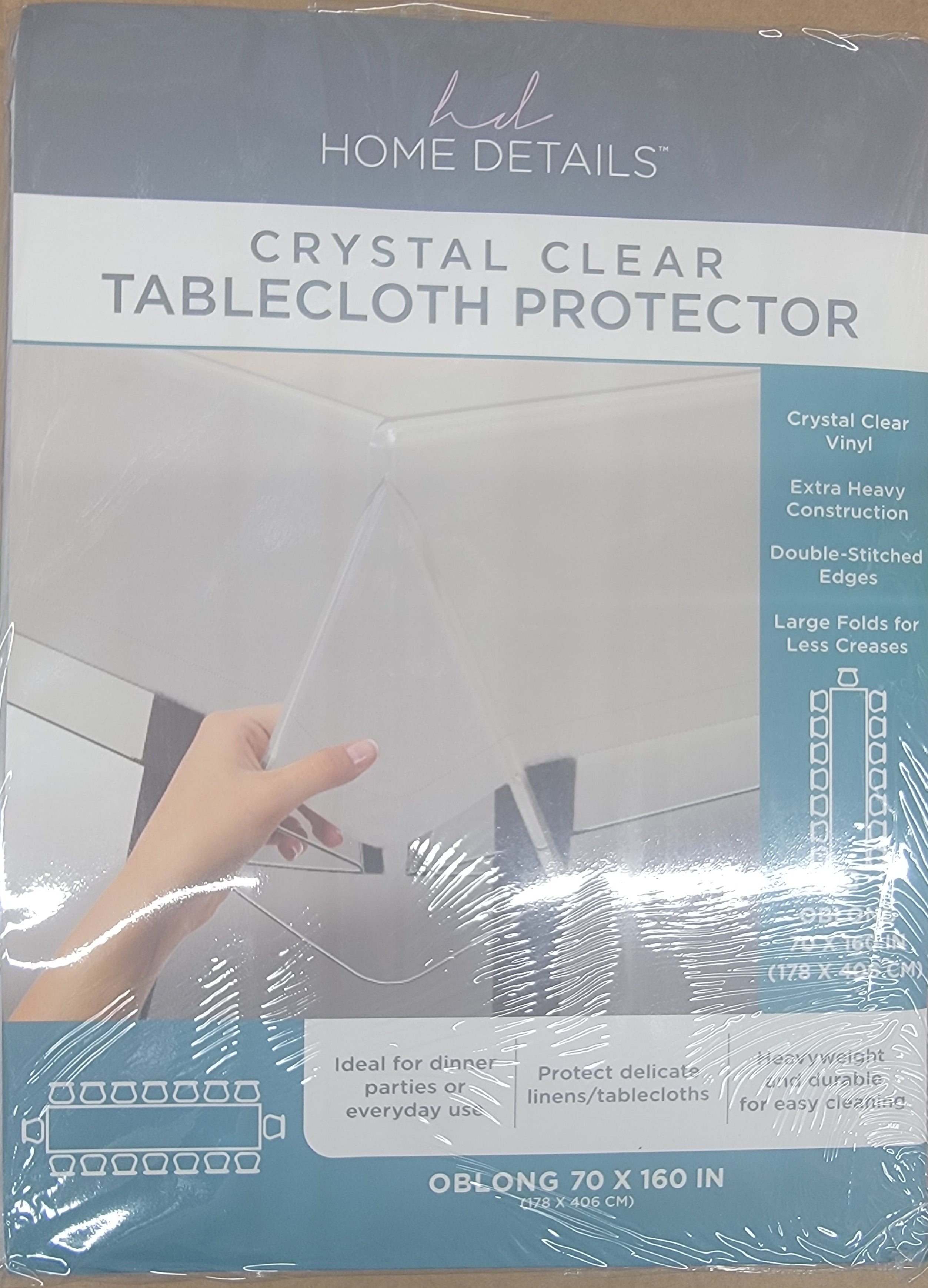 Clear Tablecloth 70 x 160