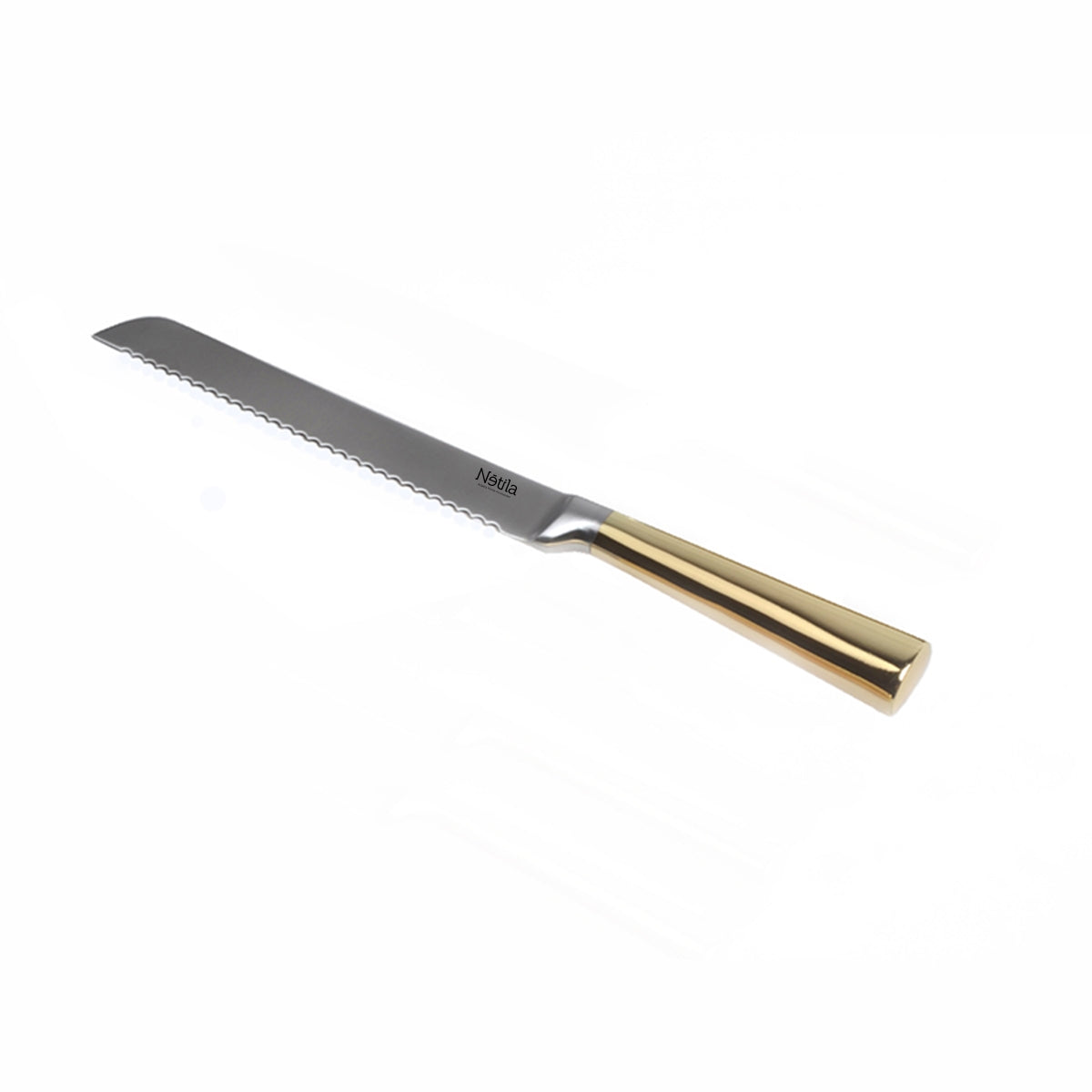 Challah Knife Smooth Gold Hand
