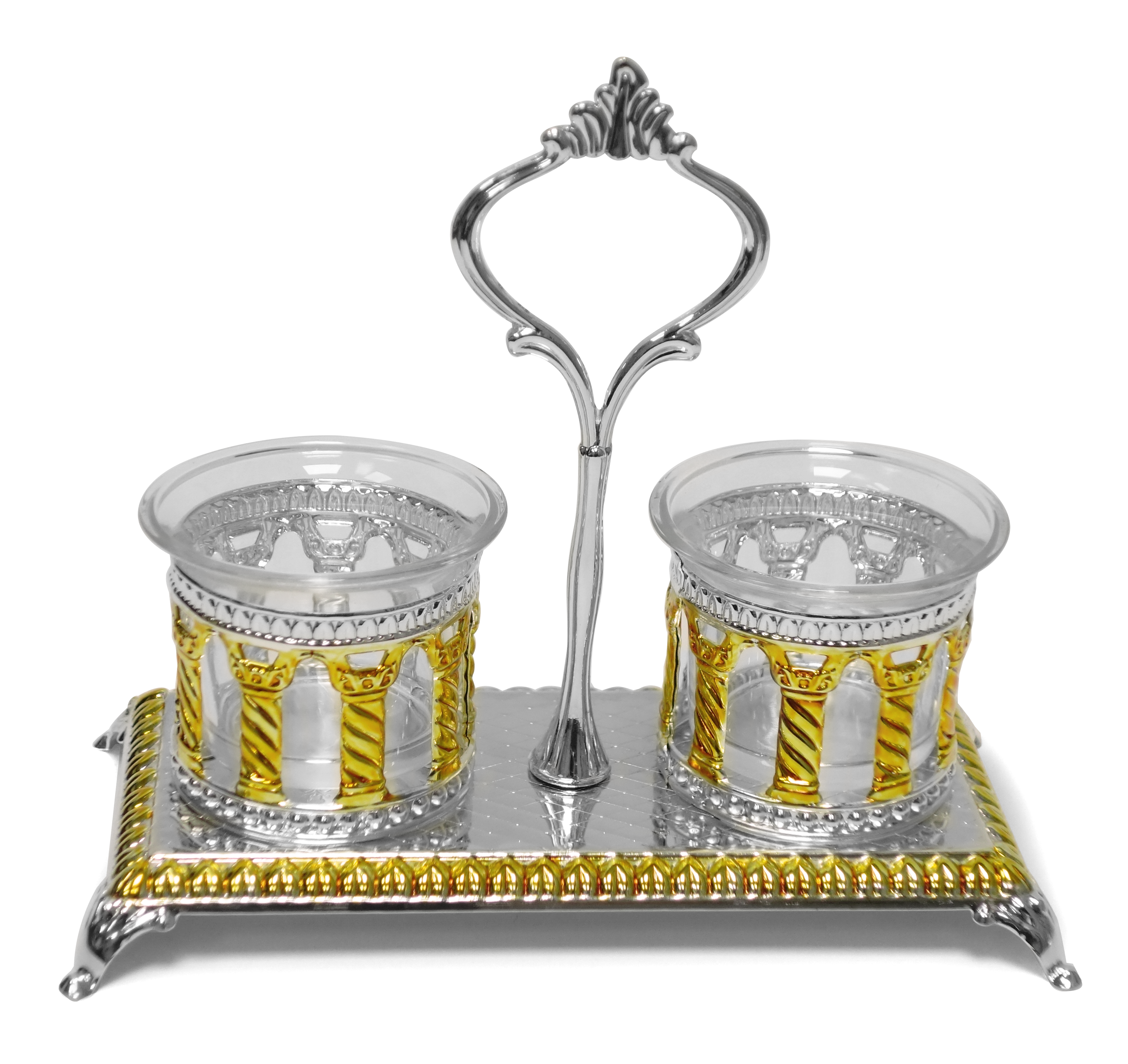 Salt Dish SlvGld_Palace_Double