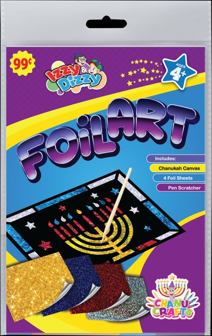 Foil Art 5x8 Chanukah IzD