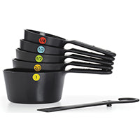 OXO GG Plastic Msring Cups BLK