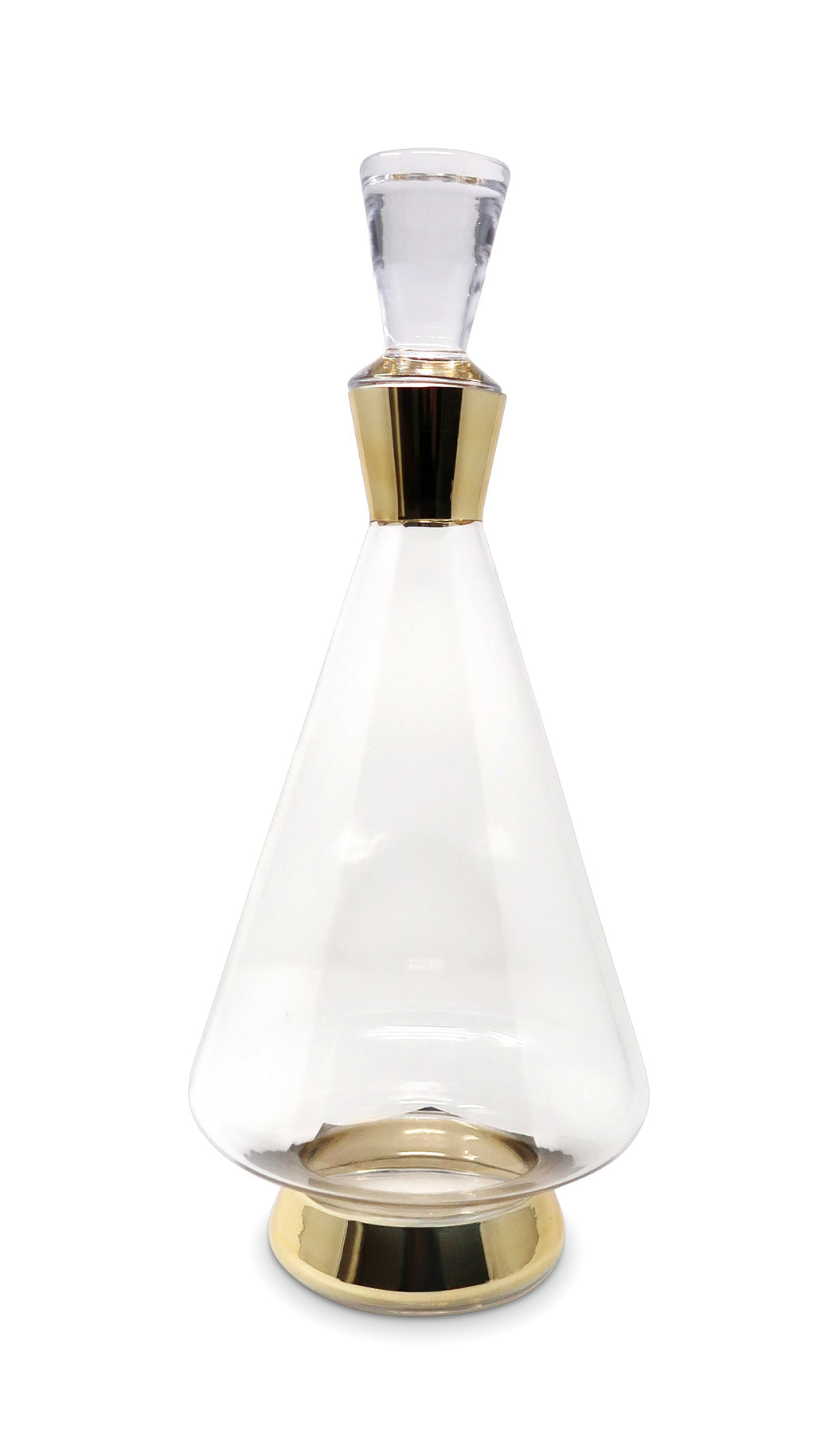 Decanter w/Gold Accents VIVIEN
