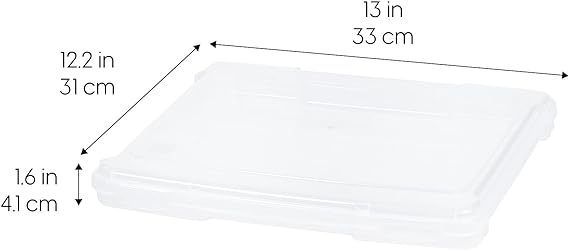 Storage Box Hinged 12x13x1 TOW