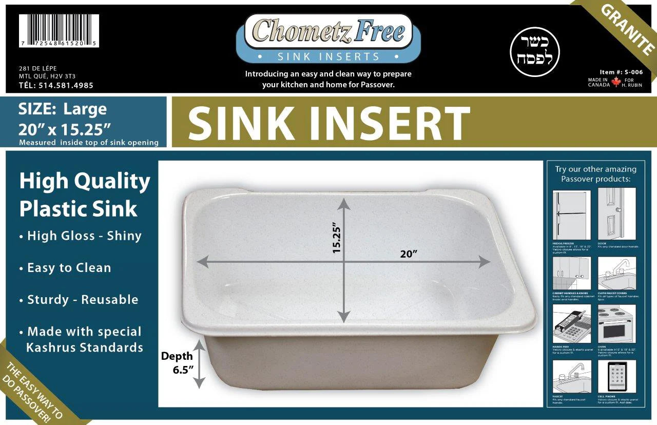 Sink Insert LARGE Center Hole