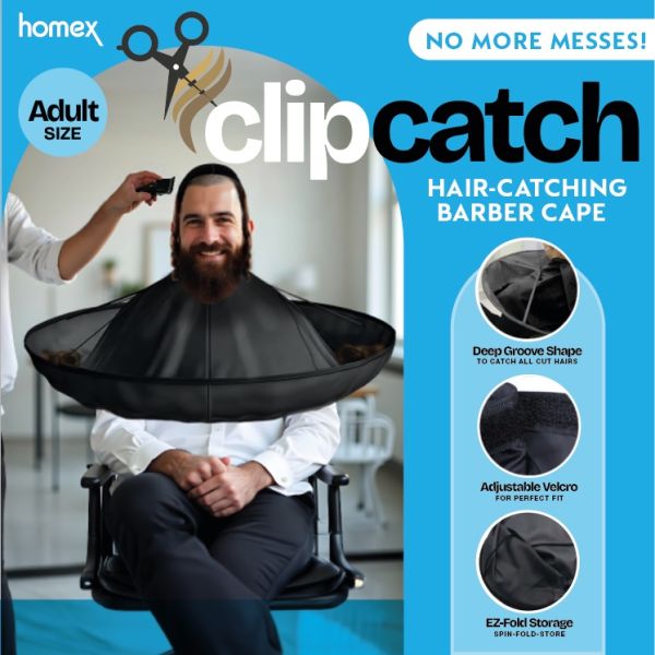 Barber Cape Adult Clip Catch