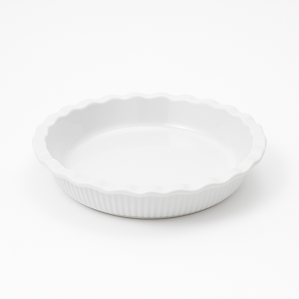 9" Pie Dish Gourmet Edge