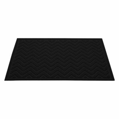 Doormat 24x35 Chevron Black