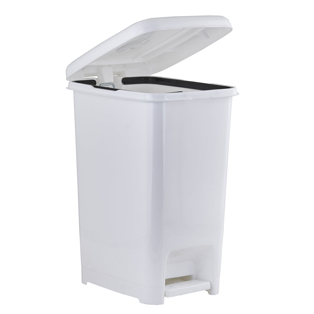 TrashCan 16gal Pedal White SP