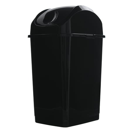 Trash Can 5qt Swing Black SP