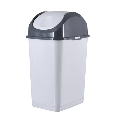 Trash Can 19q SwingTop SMOKE